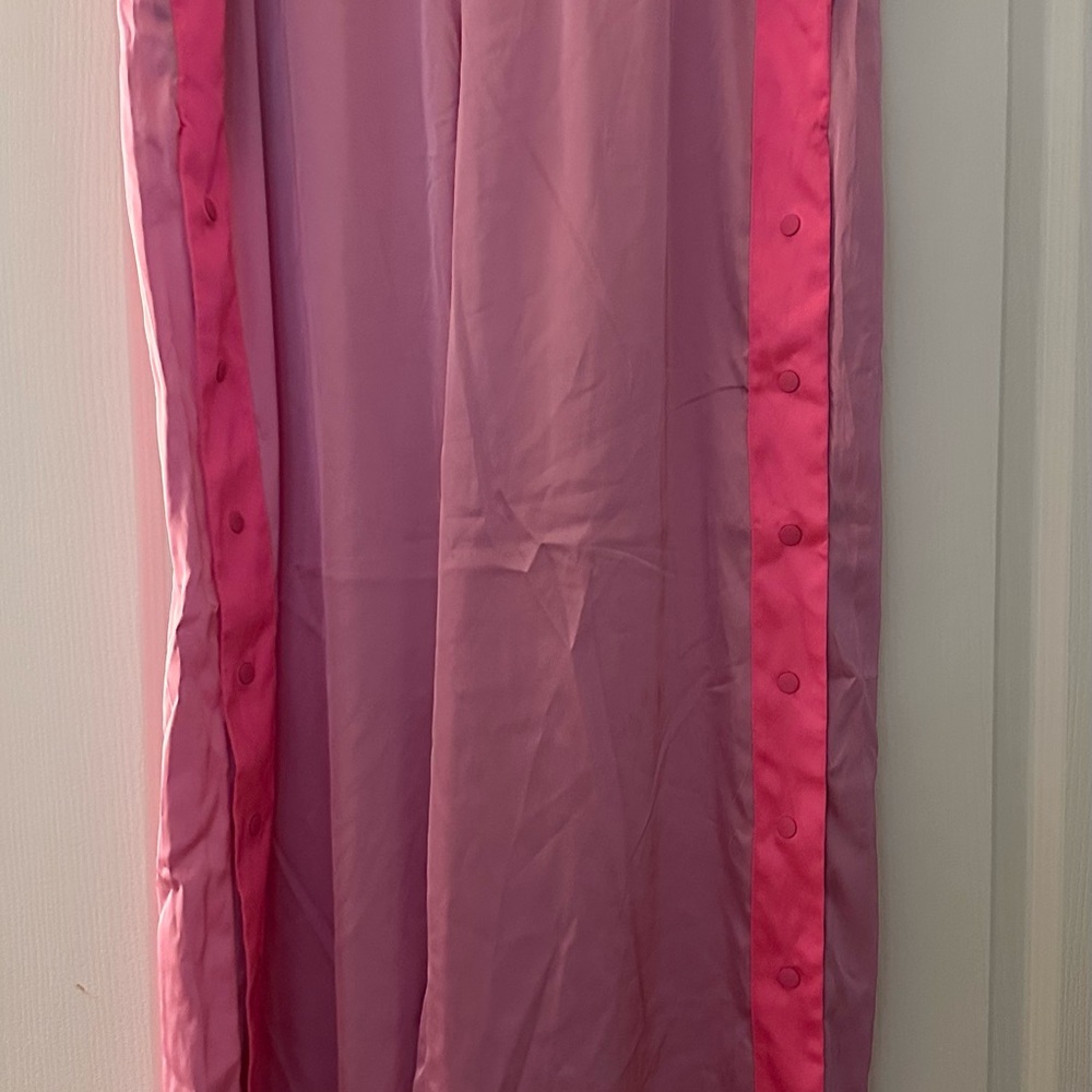 NWT JoyLab Wide-Leg Pink Snap-Trim Lounge Pants - Picture 4 of 5